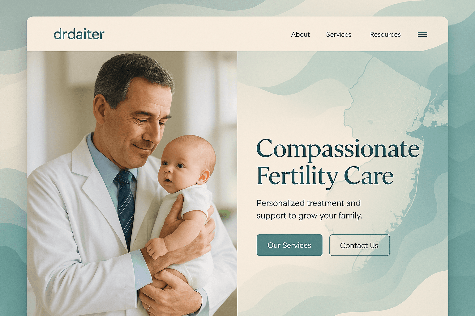 drdaiter.com website mockup